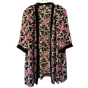 R&M Richards Cardigan Size 32W Floral Fairycore Lightweight Formal Wedding Guest